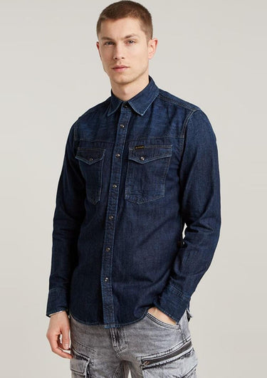 G-Star Hemden D24853-D252-G133 G133 | Slim Denim Shirt